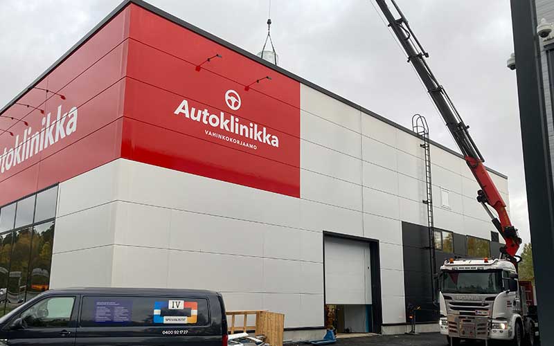 Autoklinikka Ylöjärvi IV-asennus