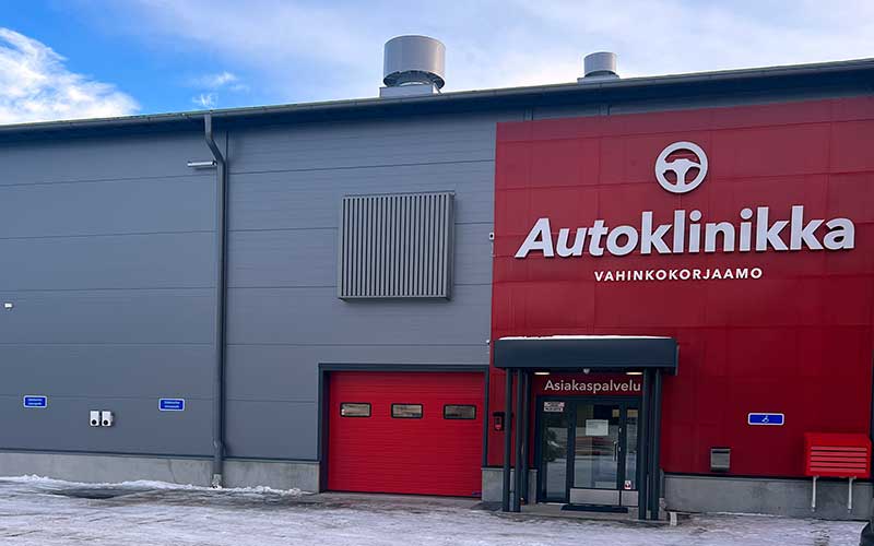 Autoklinikka Lahti, uudet toimitilat.