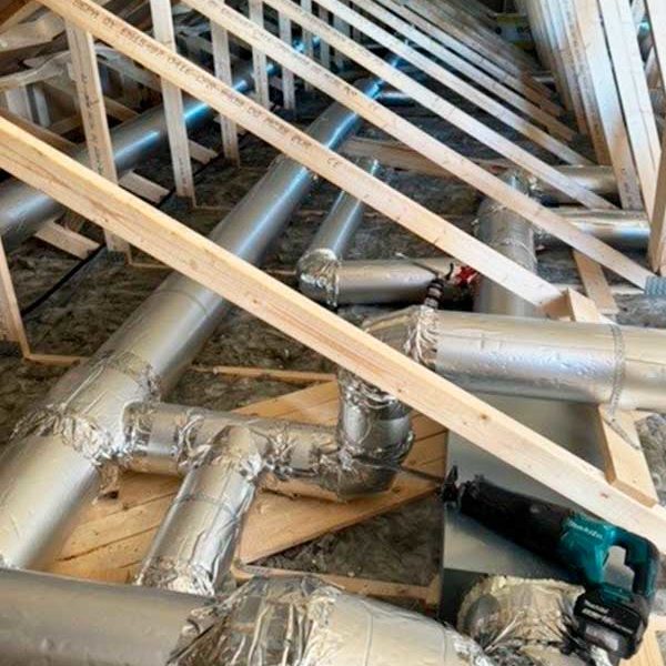 Betterpipe ilmanvaihtokanavien asennus.